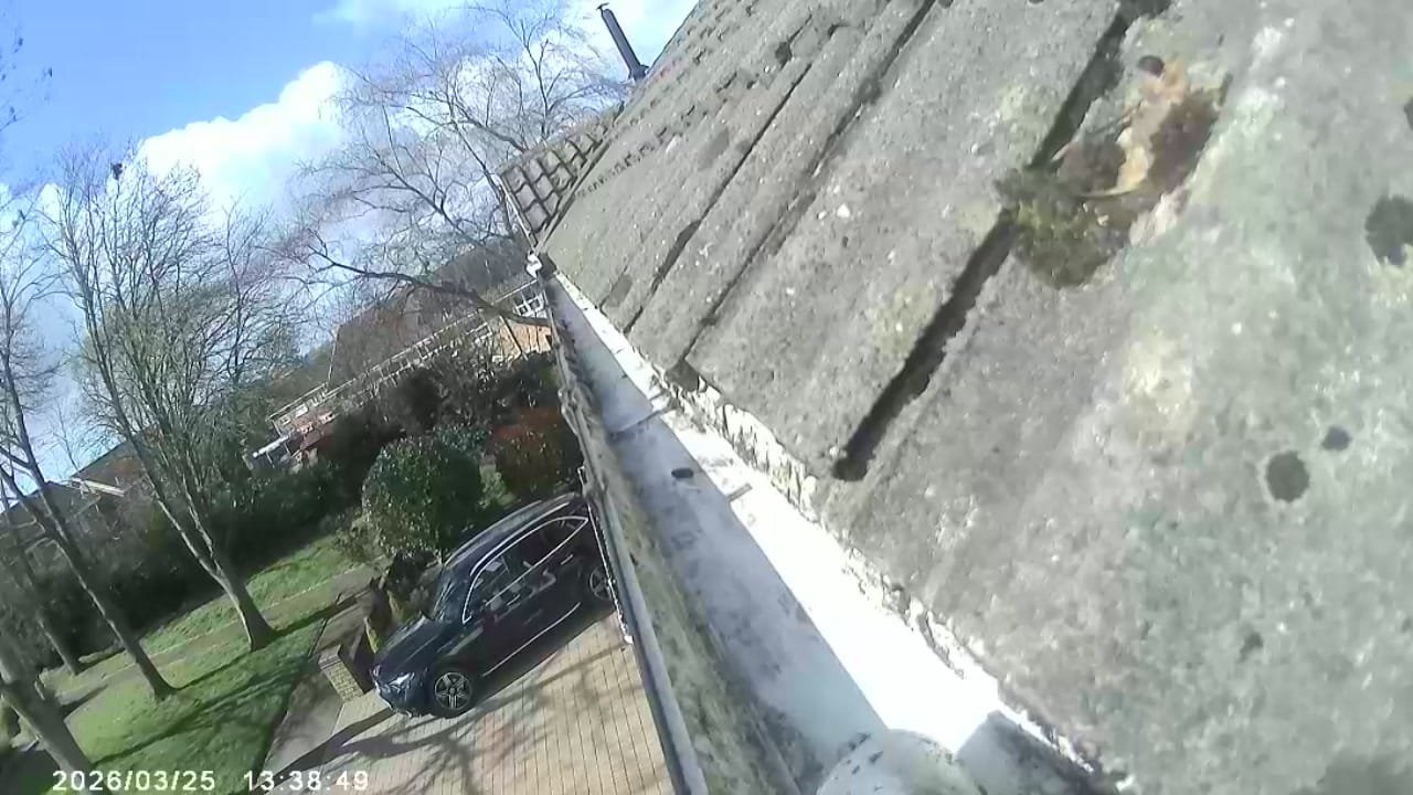 Repaired Gutter After Service - Clean and Functional